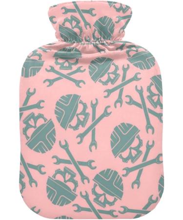 Naanle Skull Hot Water Bottle - 2L Transparent Heat Therapy for Pain Relief | Warm & Cold Use for Bed Hands Feet - Buy Online on GoSupps.com