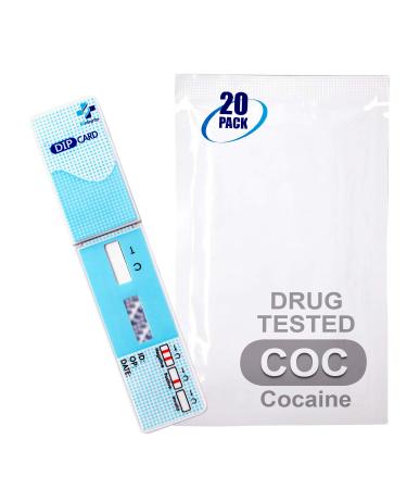 MiCare  20pk  - 1-Panel Instant Urine Test Card (COC) MI-WDCO-114