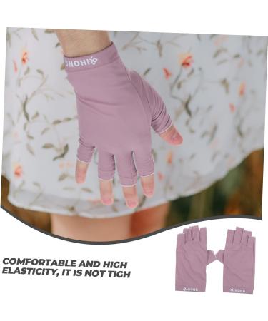 FRCOLOR Cooling Gloves Girls 5 Pairs Uv Gloves Gel Manicure Gloves Sun Protective Gloves Summer Sunblock Gloves Fingerless Manicure Gloves Uv Manicure Gloves Hand Women's Fabric Dryer - Buy Online on GoSupps.com