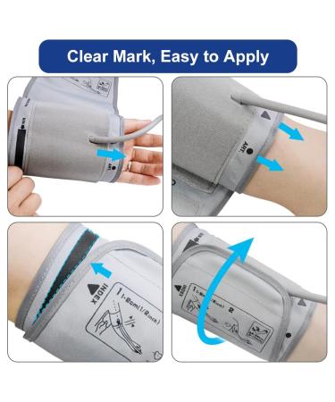 Universal Upper Arm Blood Pressure Cuff - Portable Meter Accessories for 22-32cm | Accurate Blood Pressure Measurement for Seniors - Buy Online on GoSupps.com