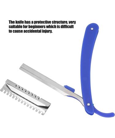 Foldable Eyebrow Holder - Stainless Steel Manual Razor Tool for Precision Beard & Facial Grooming | Barber & Hairdresser Essential - Buy Online on GoSupps.com