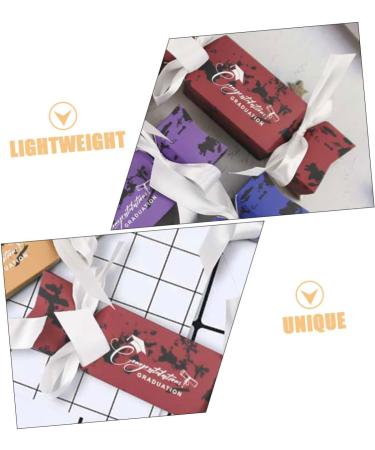 ULTECHNOVO 50pcs Boxes Graduation Candy Box Gift Boxes Candy Case Graduation Treat Boxes Candy Supply Party Candy Holder Graduation Party Favor Boxes Multifunction Container Paper 1 count (Pack of 1) Red - Buy Online on GoSupps.com
