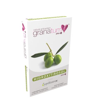 Granatum plus |HydroxytyTyrosol plus |Mediteanox | Olive extract |Dietary supplement |(1 box with 60 capsules) 1 box with 60 capsules