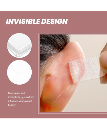 EXCEART 60pcs Cosmetic Ear Corrector Protruding Ear Solution Patches Silicone Ear Stickers Aesthetic Correctors for Prominent Ears White 3.8x1.7cm - Buy Online on GoSupps.com