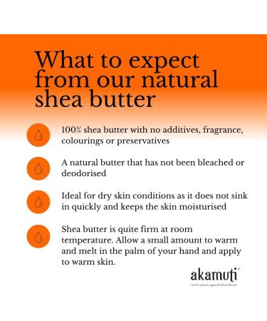 Akamuti Organic Virgin Shea Butter 160 gram - Buy Online on GoSupps.com