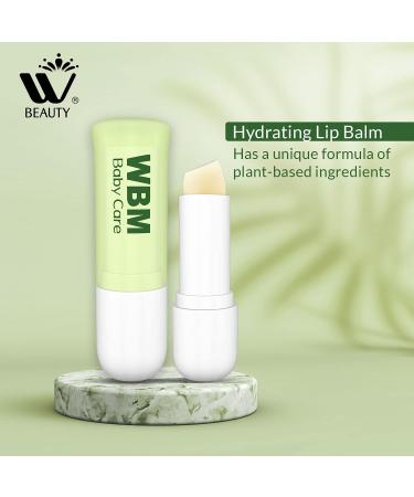 WBM Care Baby Lip Balm - Clean Natural Non-Toxic & Fragrance Free | Safe for Babies - Shop Now - Buy Online on GoSupps.com