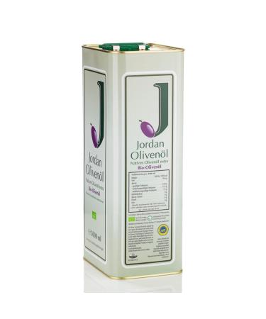 Buy Award-Winning Jordan Bio Olive Oil - 5L Greek Organic Olive Oil from Lesbos - Cold-Pressed & Handpicked - Buy Online on GoSupps.com