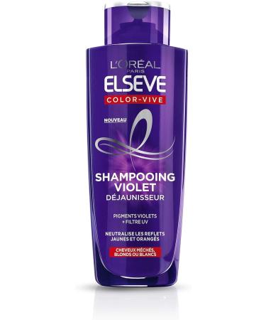  L'OR AL L'Or al Paris - Elseve Color-Vive - 250ml Violet Intense Deyellowing Mask for Bleached/Lightened Hair & Shampoo - For Blonde or White Hair - 200ml - Buy Online on GoSupps.com