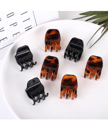 24 Mini Non-Slip Hair Clips for Girls & Women | Small Acrylic Jaw Clips Perfect for All Hair Types - Buy Online on GoSupps.com