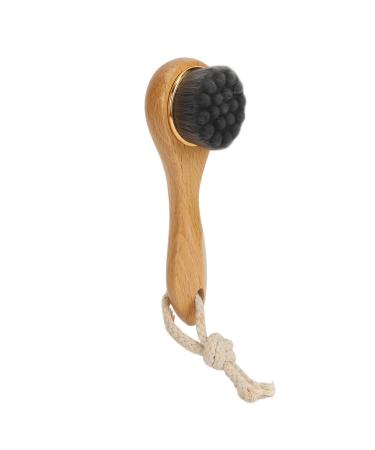 Facial Cleansing Brush Exfoliating Wooden Handle Ultra Soft Bristles Facial Exfoliating Brush Face Wash Scrub Exfoliator Brush for All Skin Types