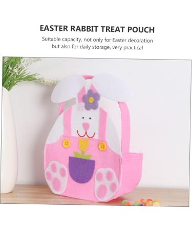 HOMSFOU 2 Pcs Rabbit Gift Bag Party Gift Containers Easter Door Decorations Easter Bags for Kids Easter Goodie Bags Candy Containers Easter Gift Bags Child Cloth Modeling Gift Box - Buy Online on GoSupps.com