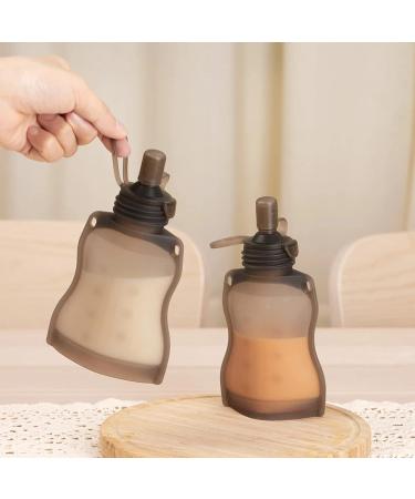 Haakaa Silicone Yummy Pouch Sippy Spout - No Spill Baby Food Pouch Topper for Reusable Snack Spout - Compatible with Haakaa Yummy Pouches - 1 Pack - Buy Online on GoSupps.com