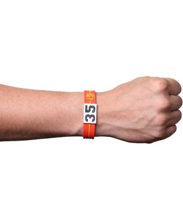 Brayce DEG Hockey Bracelet | Custom Jersey Number 00-99 | D sseldorf eG Official Merchandise - Buy Online on GoSupps.com