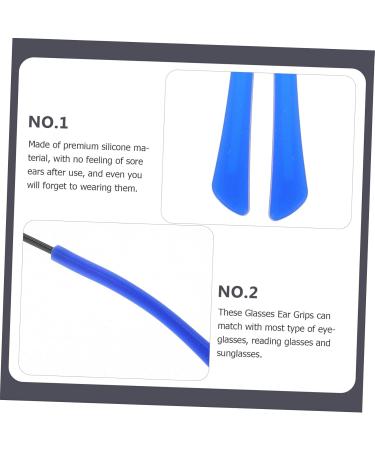 Jojofuny 48 Pairs Anti-Ear Bracket Glass Holders for Kids - Replacement Earring Pads & Rubber Pebbles for Glasses - Buy Online on GoSupps.com