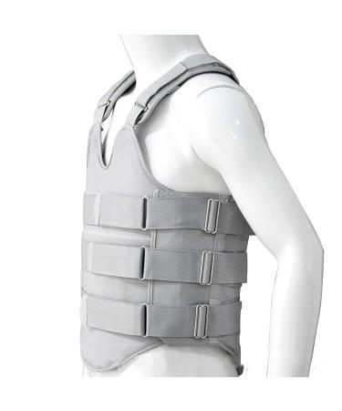 Kaafal Wedf Thoracolumbar Back Support Bandage - Adjustable Scoliosis Lumbar Belt for Herniated Disc & Sciatica Relief - Gray - Buy Online on GoSupps.com