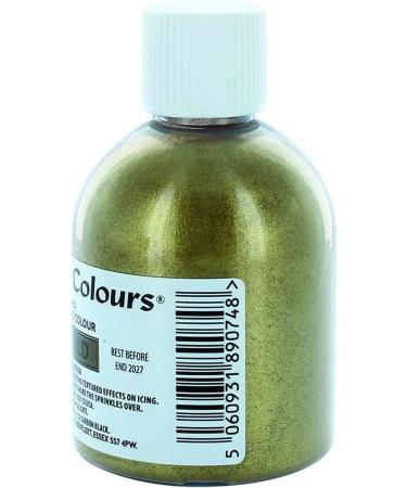 Sugarflair Sugar Sprinkles - Regency Gold - E171 Free - Colourful Cake Decorations Sprinkle Some Fun With Vibrant Edible Glittering Sugar Pieces For Cupcakes Cakes and Desserts - 100g - Buy Online on GoSupps.com