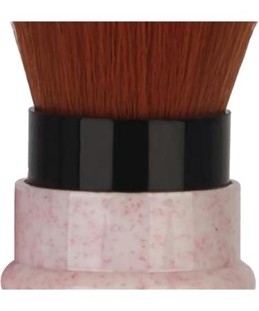 Verdant Touch Powder Brush Marbling Makeup Foundation Brush Stretchable Handle Blusher Powder Brush Pink for Makeup Concealer 15 cm - Buy Online on GoSupps.com