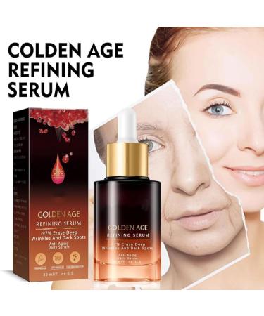  1/2/3Pcs Young Golden Refining Serum Hydrating Glowing Facial Serum for Senior Age Women Advanced Collagens AntiAgeing Serum Firms Skin for All Skin Types 30ml/1fl.oz (2Count (Pack of 2)) - Buy Online on GoSupps.com