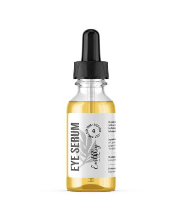 Earthley Wellnesss Eye Serum  Smoothes Wrinkles  Nourishes Skin  Banishes Dark Eye Circles  Youthful Eyes  Reduce Fine Lines  Parabens and Fragrance Free (15 ml)
