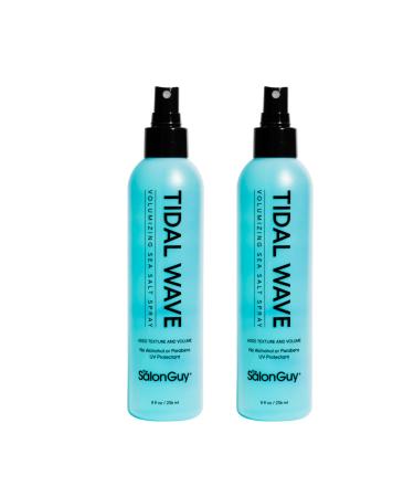 THESALONGUY - Sea Salt Texturizing Spray for Volumizing Curly and Wavy Hair Men & Women Beach Waves Hair Spray with Kelp & Natural Ingredients - 2 Pack