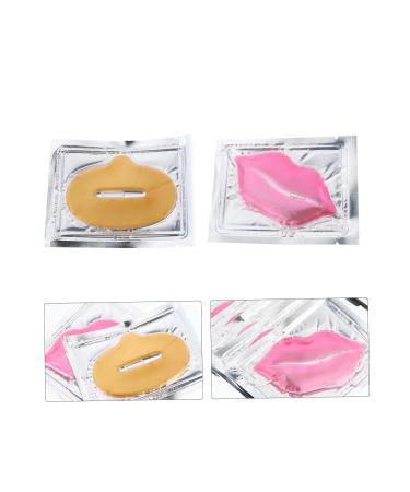 Healifty 20pcs Moisturizing Lip Mask Collagen Hydrating Lip Care Pads for Gentle Exfoliation Soothing Dry Enhancing Random Styles Yellow Pink - Buy Online on GoSupps.com