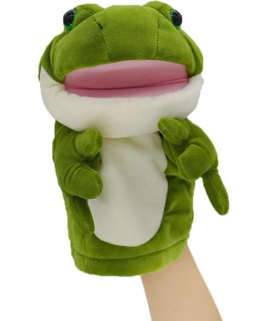 Lilizzhoumax Simulation Frog Hand Puppet Plush Toy - Cute Stuffed Animal for Role-Playing and Early Education - Interactive Kids Gift - Buy Online on GoSupps.com