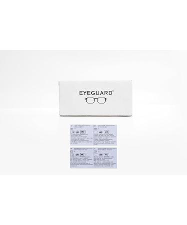 Eyeguard Compact Mini Reading Glasses - Super-Light Metal Pocket-Sized 2 Pairs (+2.00 Enlargement) with Portable Case for Men & Women - International Shipping Available - Buy Online on GoSupps.com