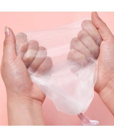 2pcs Bubble Net for Foam Making | Mesh Skin Care Tool | Facial Body Saver Pouch - Buy Online on GoSupps.com