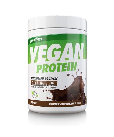 Per4m PLANT Protein Matrix | 30 Servings of High Protein | Plant Shake with Amino Acids | for Optimal Nutrition When Training | Low Sugar Gym Supplements (Double Chocolate 900g)