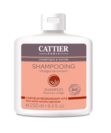 Cattier Shampoo for Oily Hair with Organic Rosemary Vinegar 250ml