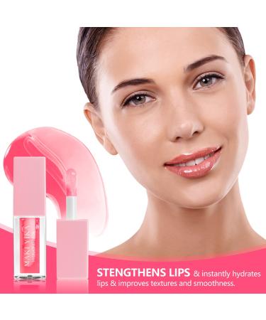 Maki Yika Lip Glow Oil - Mothers Day Hydrating Lip Oil | Plumping & Tinted Gloss with Pomegranate Extract - Buy Online on GoSupps.com