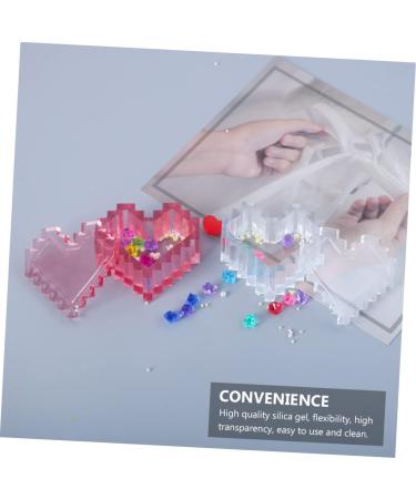 COHEALI 2 Sets Storage Box Mold Silicone Molds Epoxy Silicone Diy Crystal Epoxy Mold Accessories Crafts Whitex2pcs 9.6X8.9CMx2pcs - Buy Online on GoSupps.com