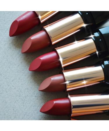 Golden Rose Satin Lipstick - Vegan with Vitamin E | Moisturizing, Long Lasting, Full Coverage Lipstick for Charming Colors | Lightweight & Protective Formula (20) - Buy Online on GoSupps.com
