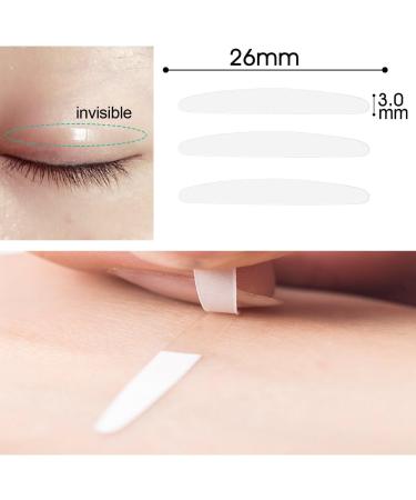 Both Sides Sticky Ultra Invisible Double Eyelid Tape Stickers Instant Eyelid Lift Without Surgery Medical Grade Latex Perfect for Heavy Saggy Hooded Droopy Uneven Mono-eyelids (80 Pairs) - Buy Online on GoSupps.com