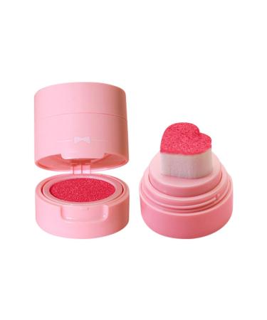 TianWlio Natural Blush Soft Silky Texture 6 Colors Love Air Cushion Seal Powder Velvet Water Liquid Eye Shadow Face Makeup Powder Satin Blush