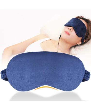 Healifty USB Hot Eye Mask - Portable Electric Heated Eye Mask Warmer with Time Temperature Control - Blue (Free Size) - Buy Online on GoSupps.com