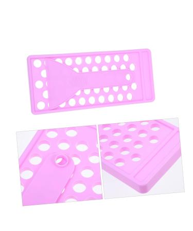 Premium Lipstick Filling Mold Set - Lip Gloss & Lip Balm Filling Tray Kit - Perfect for DIY Makeup & Whelping - Purple Plastic - Buy Online on GoSupps.com