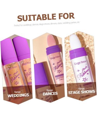 DOITOOL 3pcs Highlight Pat Powder Pat Glitter Powder Glitter Highlighter Pens Body Patting Glitter Voss Face 1 count (Pack of 1) Assorted Color - Buy Online on GoSupps.com