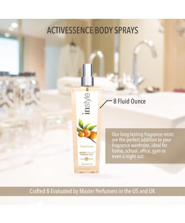 Instyle Activessence Body Spray | Citrus Grove | Women s Body Spray | 8 Fluid Ounces Citrus Grove 8 Fl Oz (Pack of 1) - Buy Online on GoSupps.com