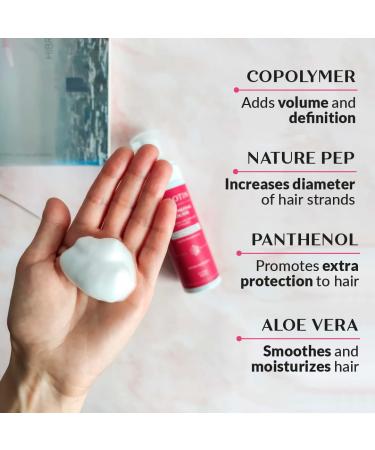 Kerotin Volumizing Mousse | Hair Thickening & Styling Foam for Instant Definition | Ideal for Fine & Thin Hair | Cruelty-Free | Made in USA - Buy Online on GoSupps.com