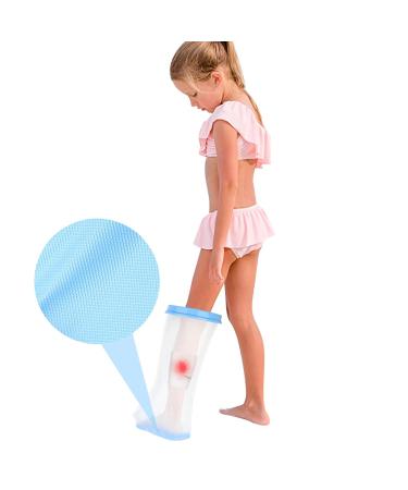 SUPERNIGHT Teen Waterproof Half Leg Cast Cover - Reusable Protector for Shower, Swimming, and Bathing - Watertight Bandage for Leg Wounds, Burns, Injuries - Anti-Slip Design - Buy Online on GoSupps.com
