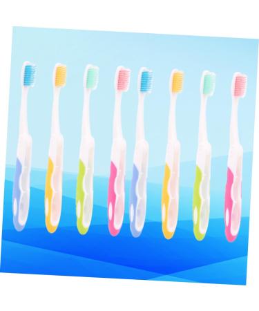 Lalafina 8-Piece Mini Travel Toothbrush Set - Foldable Manual Toothbrushes for Oral Care Accessories - Buy Online on GoSupps.com