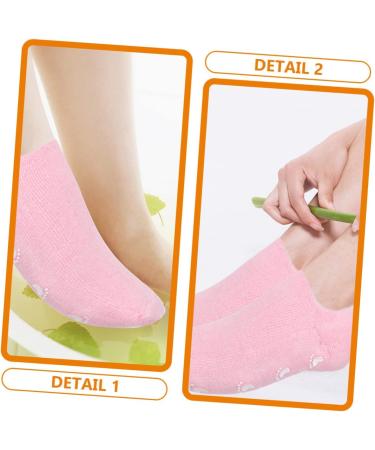 Healeved 6 Pairs Foot Gel Socks Care Products Vegetable Gel Ordinary Miss - Buy Online on GoSupps.com
