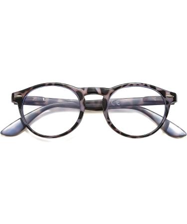 Suertree Blue Light Filter Reading Glasses - Round Eyeglasses for PC & Gaming | UV Protection & Anti-Fatigue | Men & Women | 1.5x Magnification - Buy Online on GoSupps.com