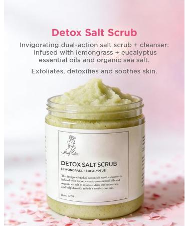 Bodyluxe Glow All-Natural Scrub Trio Coconut Citrus Lemongrass Eucalyptus Energy Rush (4oz ea) Valentine's Gift Set Exfoliating Detoxifying Energizing Organic Ingredients For All Skin Types  - Buy Online on GoSupps.com