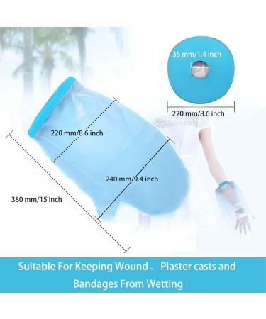 Waterproof Hand Cover for Shower - Adult Cast Protector for Wound, Burn, Post Surgery - Keeps Plaster Bandage Dry - Buy Online on GoSupps.com