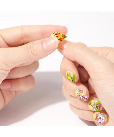 FOMIYES 3 Sets Children's Nail Art Toys Toddler Suit Makeup Toy Nails Kit Kids Fake Nails Nail Decoration Nail Polish for Toddlers Nail Tool Kit Toddler 3d Paper Manicure Accessories - Buy Online on GoSupps.com