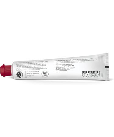 Red Seal Brilliant Mint Whitening Toothpaste - Vegan Fluoride Free Natural Ingredients NATRUE Certified 3.53 oz - Cruelty Free & Paraben Free - Buy Online on GoSupps.com