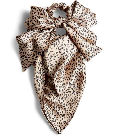 Kitsch Satin Hair Bandana Headband for Women - Stylish Leopard Print Scarf - Buy Online on GoSupps.com