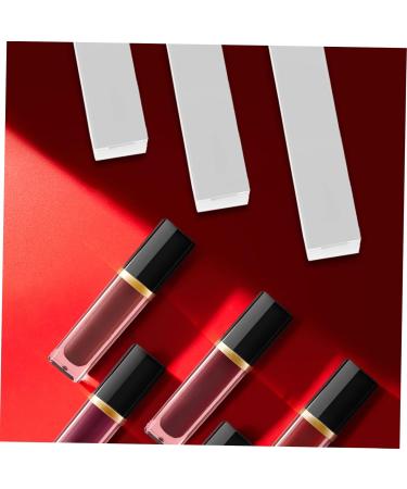  POPETPOP POPETPOP 50 Boxes Lip Gloss Packaging Box Lip Stain Holder Black Lip Gloss Packaging Boxes White Paper Red Box - Buy Online on GoSupps.com